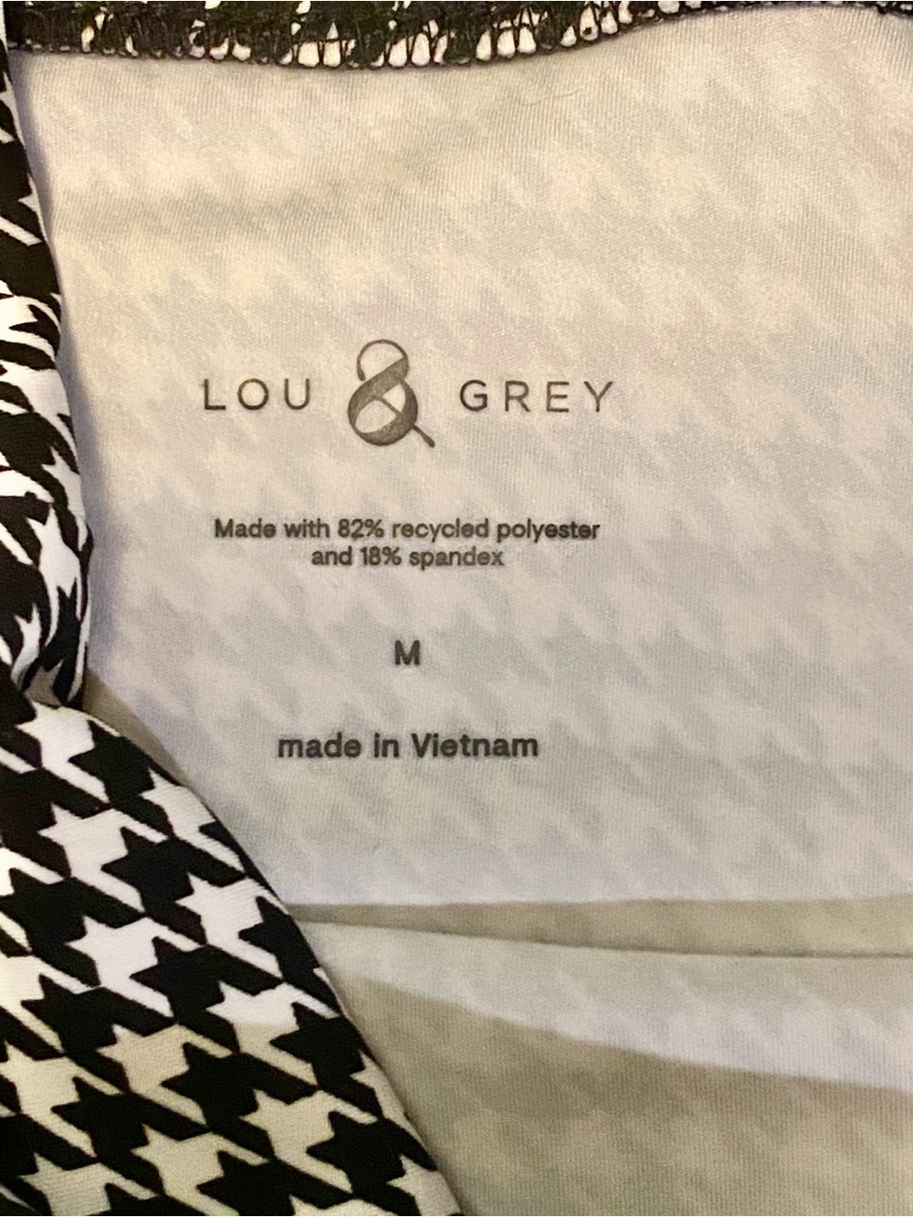 Lou & Grey Houndstooth Leggings - Black & White - Picture 6 of 8